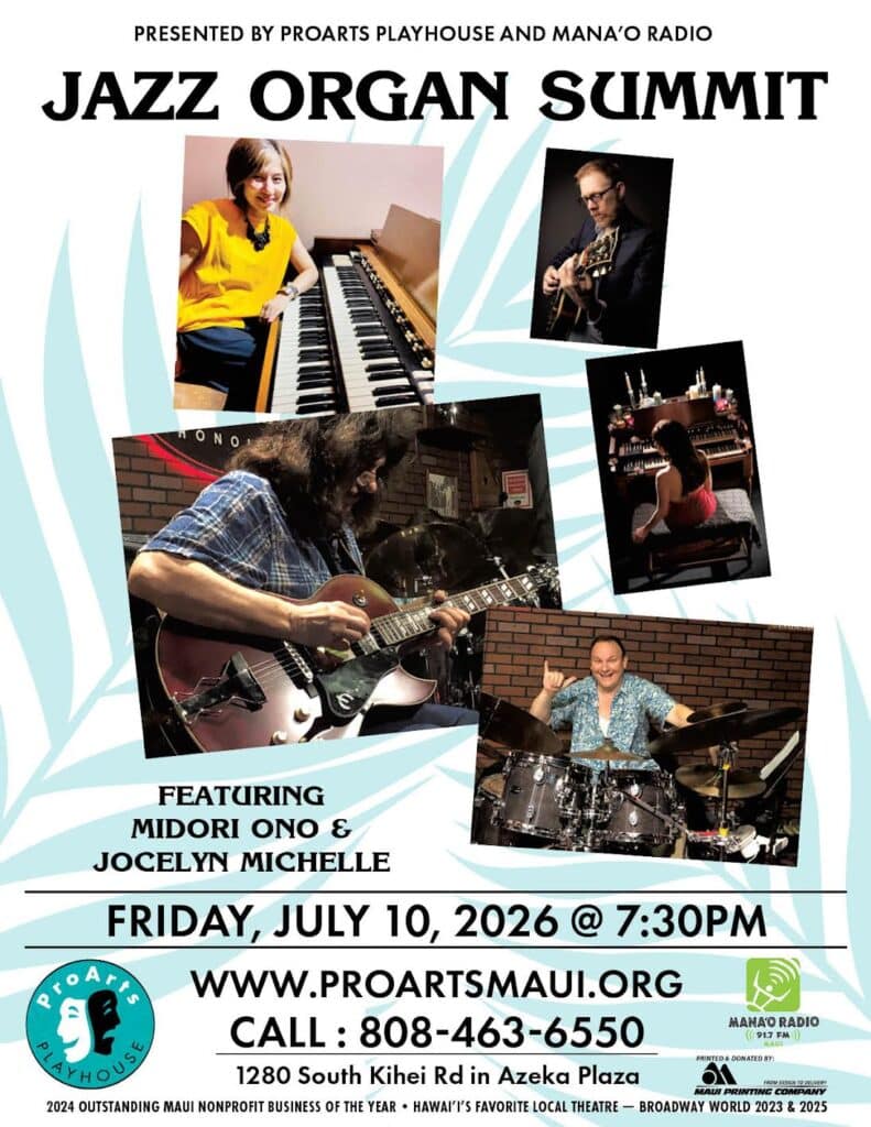 Jazz Organ Summit at ProArts